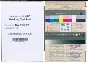 Entnazifizierung Wilhelm Laurischkat , geb. 23.09.1897 (Telegrafenleitungsaufseher)