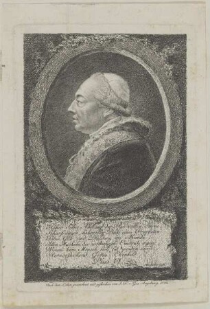 Bildnis des Pius VI.