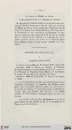 Séance du 8 juillet 1921