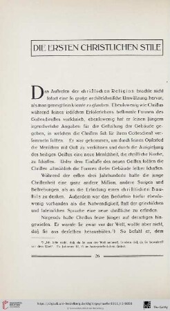 Die ersten christlichen Stile
