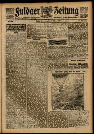 Zweite Ausgabe vom Donnerstag, den 08. Oktober 1903.