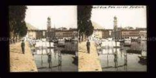 Hafenpromenade mit dem Torre Apponale, Riva del Garda