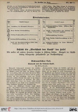 Bismarck und die bildende Kunst