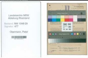 Entnazifizierung Peter Obermann , geb. 29.07.1897 (Beamter)
