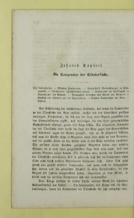 Zehntes Kapitel. Die Temperatur der Erdoberfläche