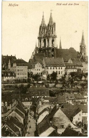 Meißen. Blick nach dem Dom