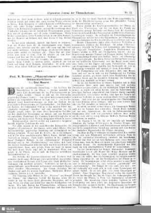 Prof. M. Meurers "Pflanzenformen" und das Ornamentzeichnen (Schluß)