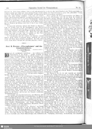 Prof. M. Meurers "Pflanzenformen" und das Ornamentzeichnen (Schluß)