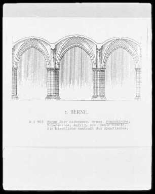 Dehio-Bezold: Die kirchliche Baukunst des Abendlandes. Berne, Kirche, Arkadenzone