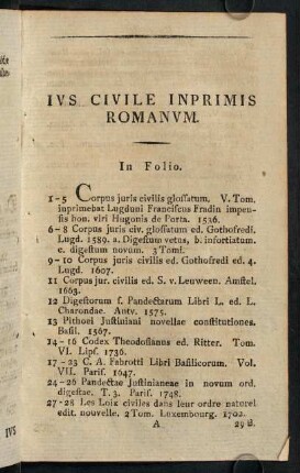 1-32, Ius civile inprimis romanum.
