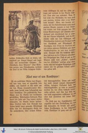 Was war es um Xanthippe?