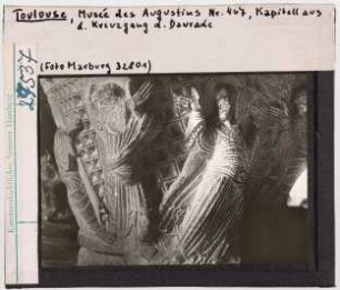 Toulouse: Augustinermuseum, Kapitell aus Kreuzgang der Daurade