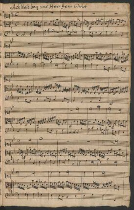 Ach bleib bei uns Herr Jesu Christ; org; B-Dur; BWV 649
