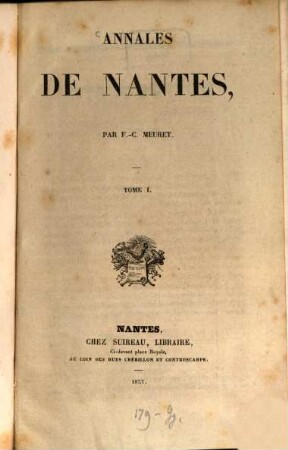 Annales de Nantes. 1