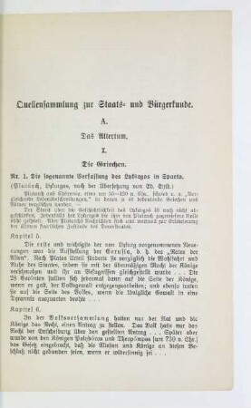 Quellensammlung zur Staats-und Bürgerkunde