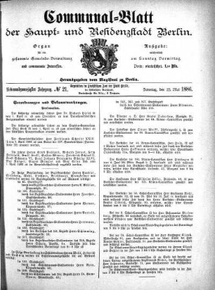 1886,21: No. 21, 23. Mai 1886