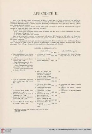 Appendice II