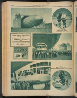Der erste Start des "Grafen Zeppelin" am 18. September.