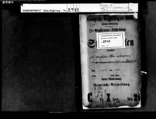 Die Organisation der jüdischen Synagogengemeinden im Siegkreis