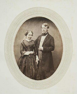 Bildnis von Georg Waitz (1813-1886) und Klara Waitz (1818-1857)