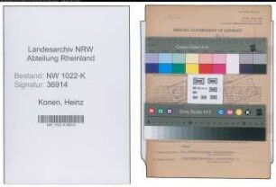 Entnazifizierung Heinz Konen , geb. 18.08.1917 (Kaufmann)