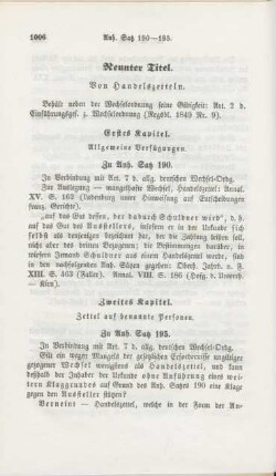 Neunter Titel. Von Handelszetteln