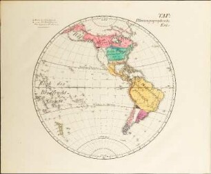 Taf. XII. Pflanzengeographische Eintheilung der Erdoberfläche.