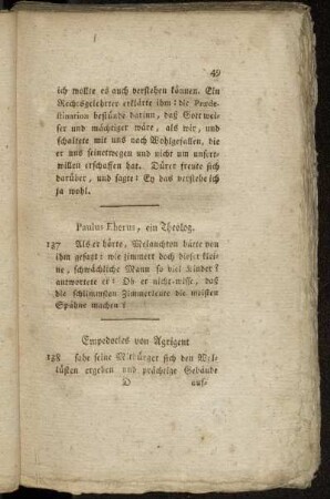 Empedocles von Agrigent[...] - Ulrich Hutten.