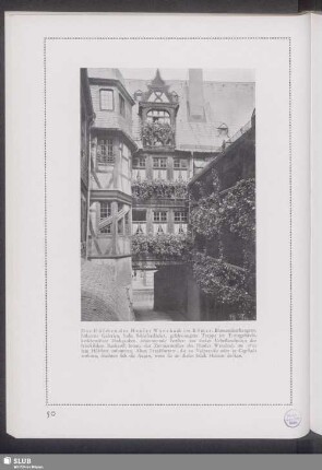 Das Höfchen des Hauses Wanebach im Römer