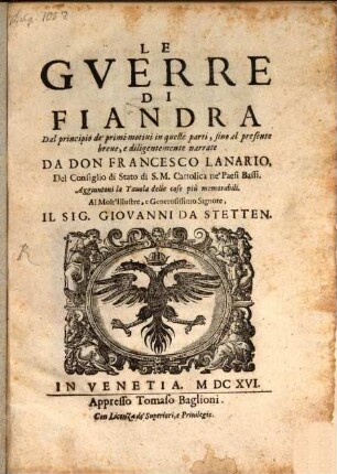 Le Gverre Di Fiandra