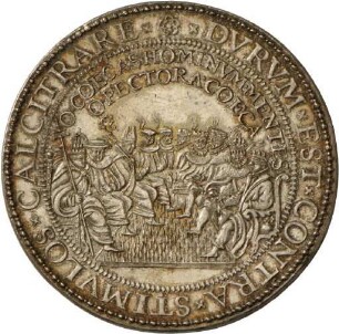 Medaille auf die Niederlage der Spanischen Armada, 1588