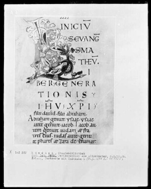 Perikopenbuch aus Kloster Altomünster — Initiale L