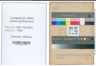 Entnazifizierung Wilhelm Kemmer , geb. 04.06.1894 (Angestellter)