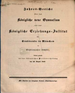 Kleine geometrische Uebungen