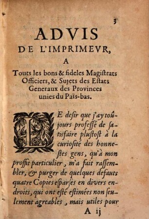 Pierre de Touche des veritables Interestes des Provinces Unies du Pais-bas