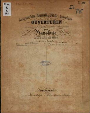 Ouverture zur Oper Don Juan