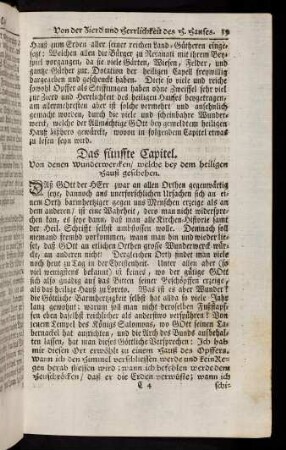 39-60, Das fünffte Capitel