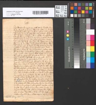 Revers des Priesters Johannes Zehnpfennigh, dem Erbkämmerer Werner v. d. Bongart die Pfarrkirche zu Winandsrath nebst der Vikarie die Kaldeherberg gen. übertragen hat.