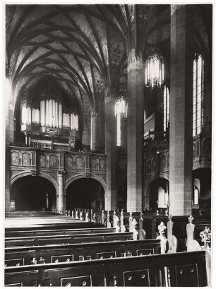 Thomaskirche, Leipzig Bachgruft: Orgel