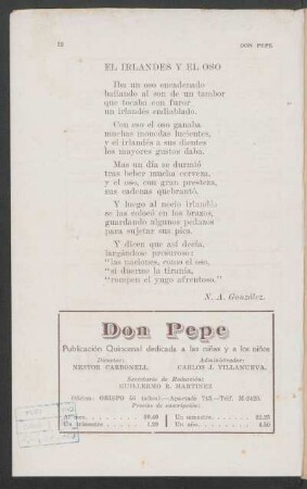 El irlandés y el oso