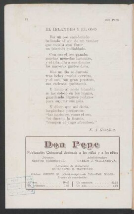 El irlandés y el oso