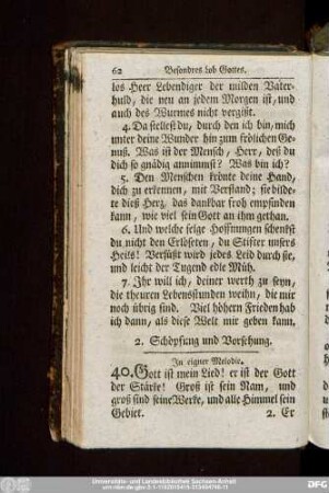 2. Schöpfung und Vorsehung.