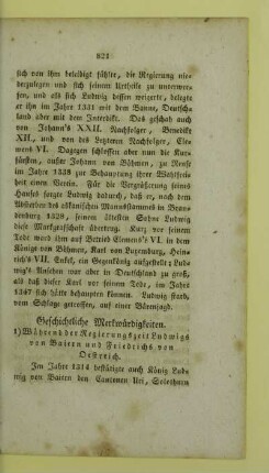 Geschichtliche Merkwuerdigkeiten