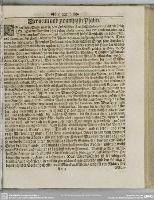 Der neun und zwantzigste Psalm