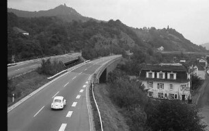 Königswinter: Autobahn am Siebengebirge