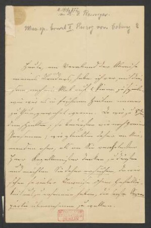 Brief an Carl Gottlieb Reißiger : 25.07.1839