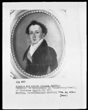 Bildnis Moritz Wilhelm Heffter