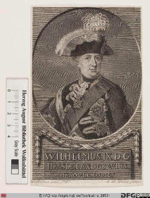 Bildnis Wilhelm IX. (I.), Landgraf (1803 Kurfürst) von Hessen-Kassel (reg. 1785-1821)