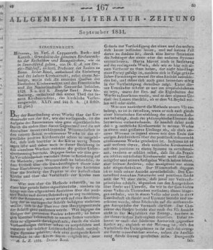 Droste-Hülshoff, C. A. v.: Grundsätze des gemeinen Kirchenrechtes der Katholiken und Evangelischen, wie sie in Deutschland gelten. Bd. 1-2, Abt. 1. Münster: Coppenrath 1828