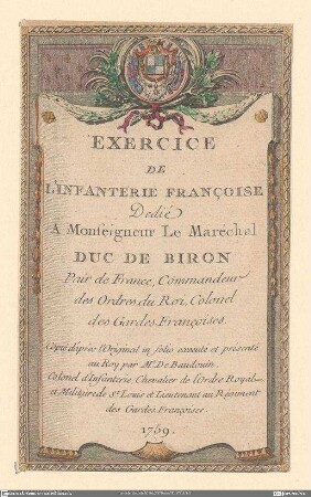 Exercice De L'Infanterie Françoise